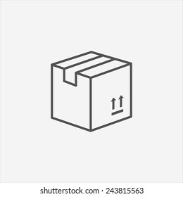 Carton Package Box Icon