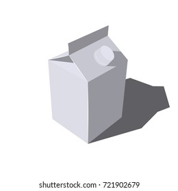 carton package isolated vector illustration