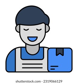 Carton, package, parcel, box, logistic, delivery, icon, vector, flat, quality 