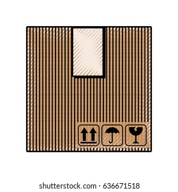 carton packing box icon