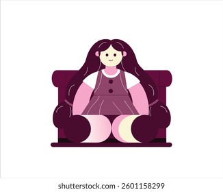 Carton vector , doll vector and doll icon free eps download