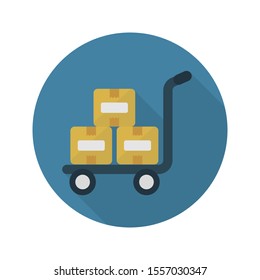 carton vector flat colour icon 
