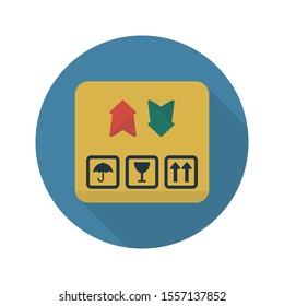 carton vector flat colour icon