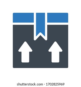 carton vector glyph color icon 