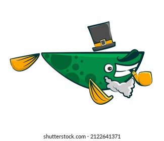 
carton vector illustration of st. patrick day