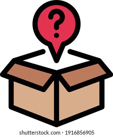 carton vector thin line icon
