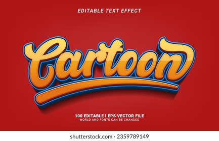cartoon 3d style text effect