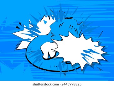 Cartoon Abstrakter Hintergrund, Comic-Hintergrund. Retro Vektorgrafik Comics Pop Art Design Illustration.