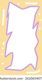 Cartoon Abstract Background Frame Border