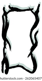 Cartoon Abstract Background Frame Border