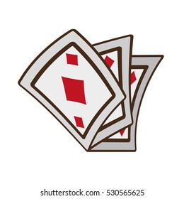 cartoon ace pocker magic vector illustration eps 10