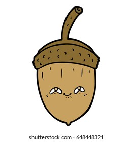cartoon acorn