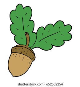 viñeta de bellota