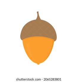 Cartoon acorn vector icon art