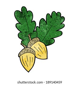 cartoon acorns