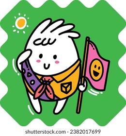 Cartoon Activity Vector Design for Sticker, Poster, Sign, and Icon