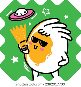 Cartoon Activity Vector Design for Sticker, Poster, Sign, and Icon