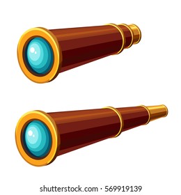 cartoon addition and expansion spyglass for sailors