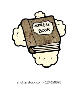 cartoon address book