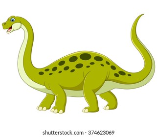 Vektor Stok Cute Dinosaur Cartoon (Tanpa Royalti) 262201013 | Shutterstock