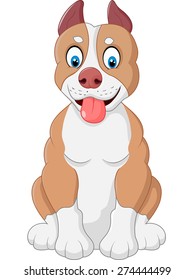 Cartoon adorable dog