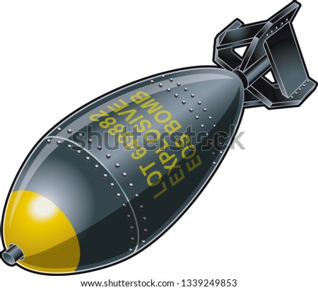 cartoon air bomb