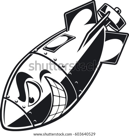 cartoon air bomb