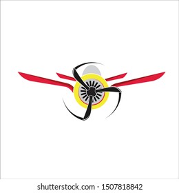 Cartoon air plane vector image 2