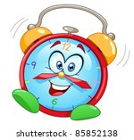 Cartoon alarm clock