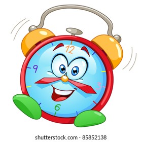 Cartoon alarm clock image Royalty Free Stock SVG Vector