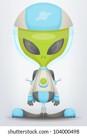 Cartoon Alien Character