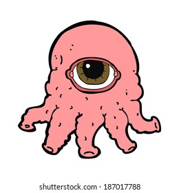 cartoon alien head
