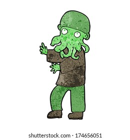 Cartoon-Alien-Mann