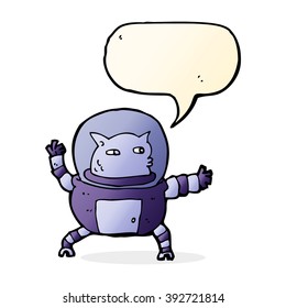 cartoon alien with speech bubble