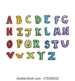 cartoon alphabet