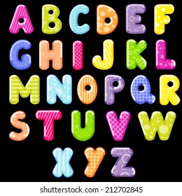 cartoon alphabet 