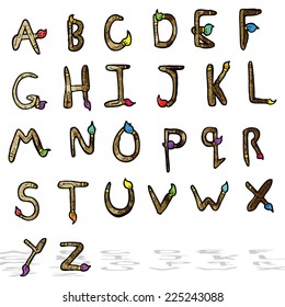 cartoon alphabet
