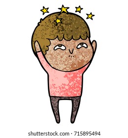caricatura niño asombrado