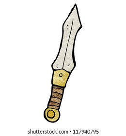 cartoon ancient sword