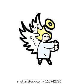 ángel de caricatura