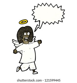 anjo de desenho animado