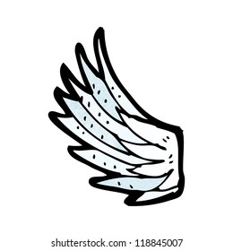 cartoon angel wing