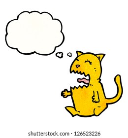 cartoon angry cat