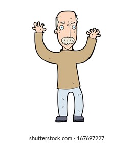 desenho animado pai irritado