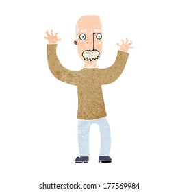 caricatura de papá enojado