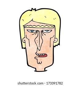 cartoon angry face