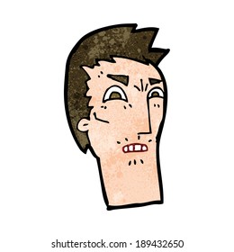 cartoon angry face