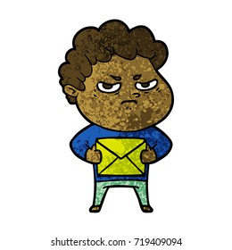 cartoon angry man