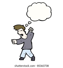 cartoon angry man