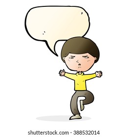 caricatura de un hombre enojado con burbuja de habla